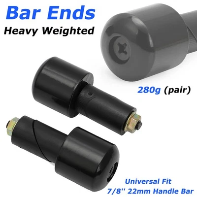 Maniglione solido 7/8" estremità pesante riduzione vibrazioni presa spina per Honda - Immagine 1 di 4