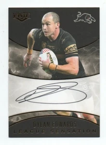 2025 Nrl Elite League Sensation Signature (LSB12) Dylan EDWARDS Panthers 17/48 - Picture 1 of 2
