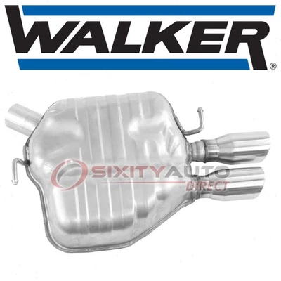 Walker Quiet-Flow Exhaust Muffler for 2009-2012 Audi A4 Quattro 2.0L L4 - zb Foto 1 de 4