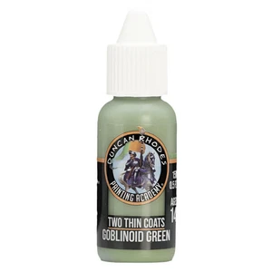 Dos capas delgadas Duncan Rhodes - verde goblinoide (tono medio) - Imagen 1 de 2