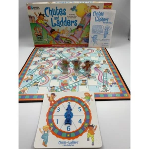 Chutes and Ladders Board Game Milton Bradley 1997 Complete 1 Stand Missing - Picture 1 of 7
