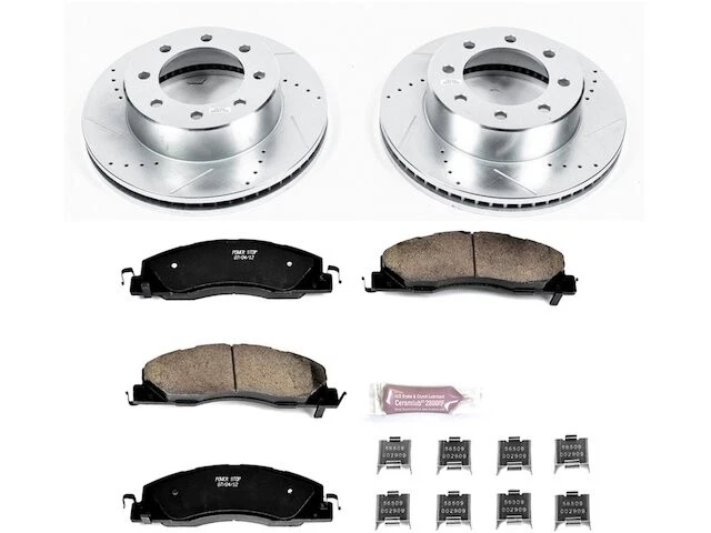 Kit de pastillas de freno delanteras y rotor para Ram 2500 2011-2018 2012 2013 2014 2015 XB578ZS Foto 1 de 1