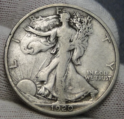 1920d walking liberty half dollar - Image 1 of 4