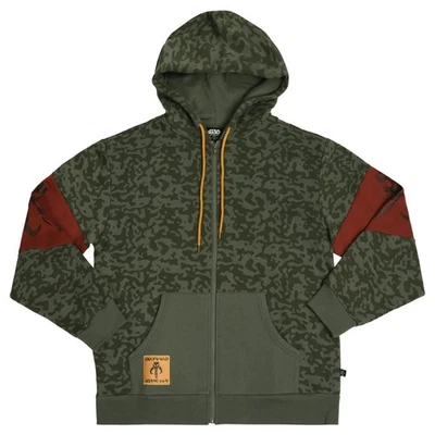 Heroes & Villains Star Wars Warriors Of Mandalore Mythosaur Sudadera con Capucha Camuflada Verde XL Foto 1 de 4