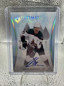 Upper Deck 2023-24 Ultimate Rookies Milos Kelemen On Card Auto /299 - Picture 1 of 8