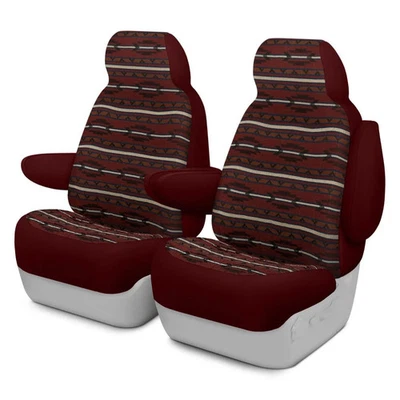 For Lincoln MKZ 11-12 Southwest Sierra 1st Row Maroon Custom Seat Covers - Image 1 of 4