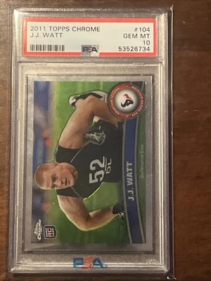 2011 Topps Chrome - J.J. Watt #104 (RC) - Image 1 of 4