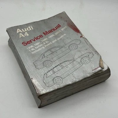 Libro de reparación manual de taller de servicio Audi A4 NUEVO Bentley #A401 1996-2001 Foto 1 de 4