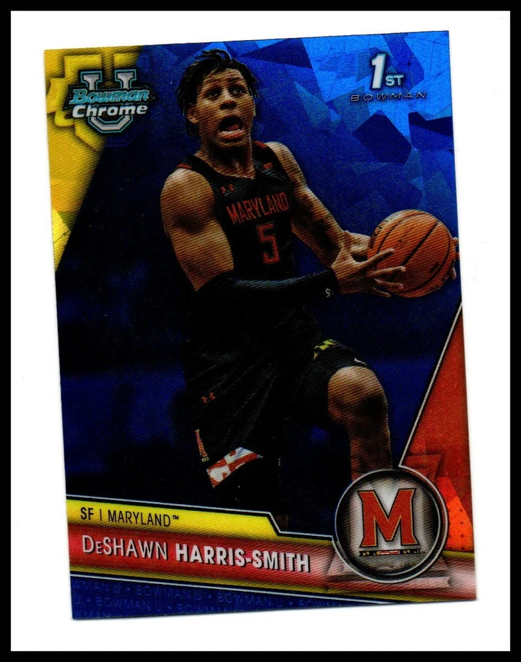 2023-24 Bowman University Chrome Sapphire #52 DeShawn Harris-Smith - Image 1 of 1