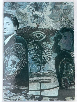 X FILES SEASON 2 ETCHED FOIL CARD i2 - Image 1 of 2
