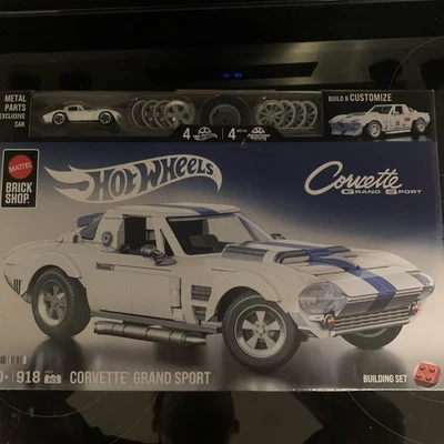 Hot Wheels Elite Series CORVETTE GRAND SPORT Juego de Construcción 918 Piezas Foto 1 de 4