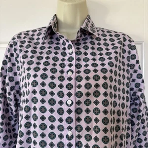 Camisa de manga larga Lands' End Petite No Iron Supima de algodón-talla 10P - Imagen 1 de 7