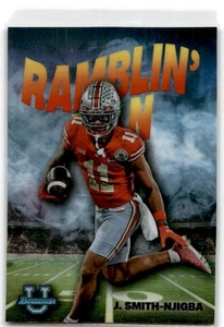 2022 Bowman University Chrome #RM-8 Jaxon Smith-Njigba Ramblin' Man - Picture 1 of 2