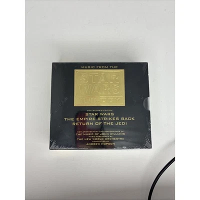 Music From The Star Wars Trilogy | New World Orchestra | 3 CD Set 1999 NewSealed - Imagem 1 de 4