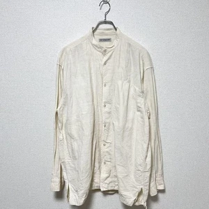 Camisa Issey Miyake Hombres Tela Gasa Cuello Banda, 04SS Auténtica Usada - Imagen 1 de 9