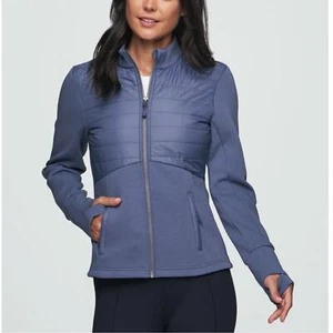 ¡NUEVO SIN ETIQUETAS! Chaqueta de buceo híbrida Avalanche Logan, talla mediana en azul. - Imagen 1 de 14