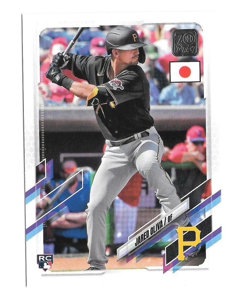 2021 Topps Japan Edition JARED OLIVA RC - PITTSBURGH PIRATES - #69 - Image 1 of 1