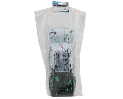 Maverick Quantum MT Pre-Painted 1/10 Body (Silver/Green) - Image 1 of 2