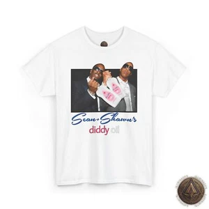 Puff Daddy Jay-Z Baby Oil T-Shirt, Funny Sean & Shawn's Diddy Oil Tee - Picture 1 of 100