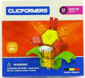 Clicformers 21-Piece Building Set FLOWER Educational Building Blocks Set - Picture 1 of 1