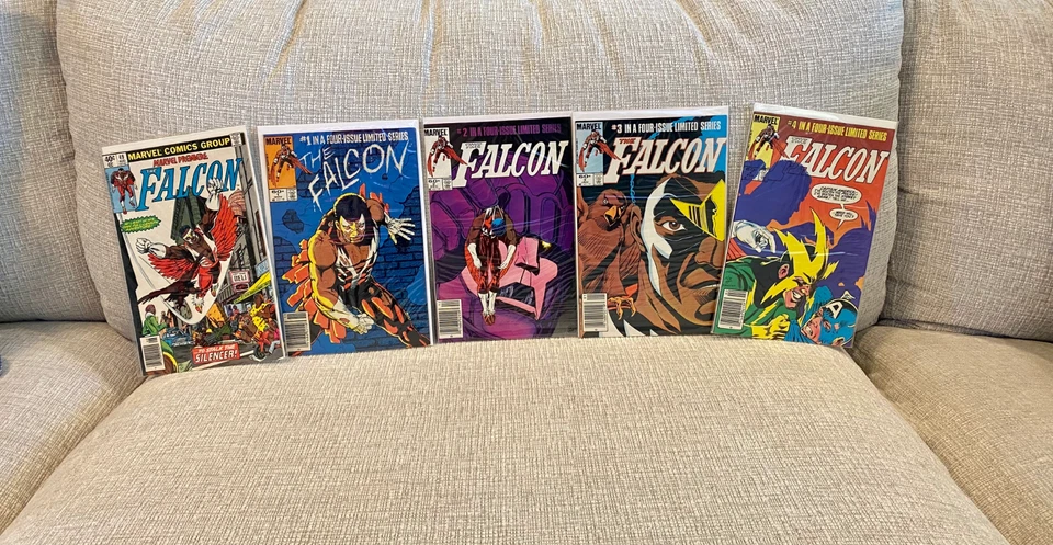 THE FALCON #s 1 - 4:  Complete Limited Series (Marvel, 1983 - 1984) & #49 1979 - Image 1 of 4