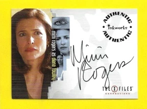 2005 Inkworks The X-Files Connections Autograph A-3 Mimi Rogers as Diana Fowley - Picture 1 of 3