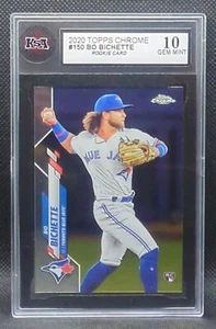 Bo Bichette 2020 Topps Chrome #150 RC Rookie Card Toronto Blue Jays KSA 10 - Picture 1 of 2