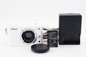 Nikon 1 J1 10.1MP Mirrorless Digital Camera Body White JAPAN [Exc-] #2001205A