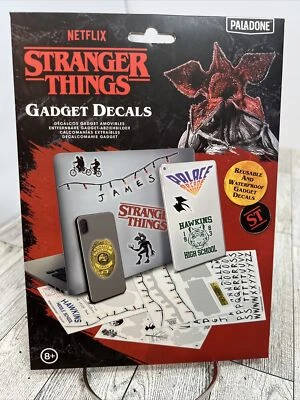 PALADONE Stranger Things Vinyl Gadget Decals Laptop Waterproof Stickers Netflix Reusable