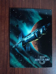 1995 FLEER ULTRA BABYLON 5 - SPACE GALLERY CARD - ( 1 OF 8 ) - BABYLON PROJECT - Picture 1 of 4