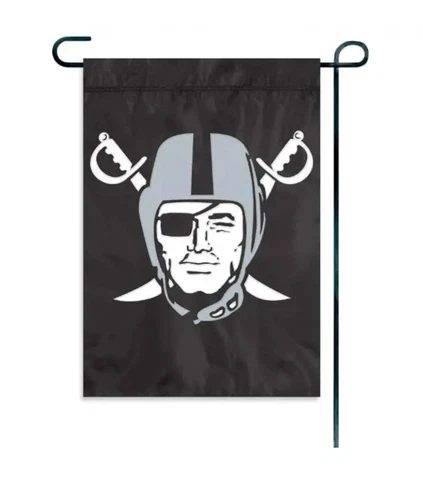 Las Vegas OAK Pro Football Team Flag 12 x 18 inch Garden Flag Football Banner Cover