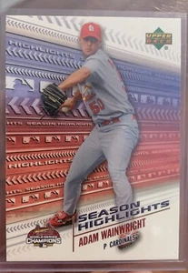 2006 Upper Deck World Series Champions Box Set Adam Wainwright # SH7 Rookie RC - Picture 1 of 6