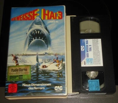 Der Weisse Hai 3 VHS CIC Jaws 3 Dennis Quaid - Bild 1 von 2
