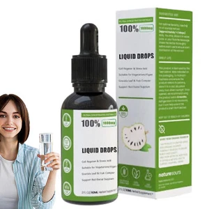 Extracto de guanábana 100 % puro orgánico líquido a base de frutas 60 ml - Imagen 1 de 12