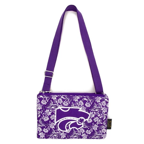 Kansas State University Purse Bloom Quilted Crossbody Handbag Cover