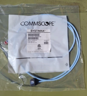 Brand New Commscope Systimax CPCF312-02F007 VP360-GS8E-LB-7FT GS8E Patch Cord - Image 1 of 4