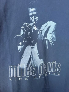 Vintage Miles Davis - Kind of Blue XL T-Shirt (Navy Blue. 2001) - Picture 1 of 7