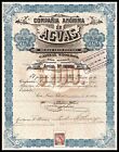 1896 Mexique : Compania Anonyma de Aguas de San Luis Potosi