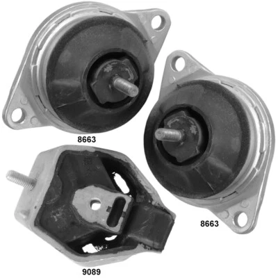 Soportes de motor y montaje de transmisión 3 piezas para Audi S6 97-95 L5-2.2L 431199381L 4A0399151K Foto 1 de 3