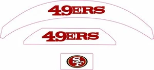 San Francisco 49ers Red/White Mini Bumpers - Picture 1 of 1