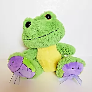 Aurora Kaulquappenzehen CROAKSTER FROSCH-Libelle 10 Zoll grün cremefarben weiches Fell Plüschtier - Bild 1 von 9