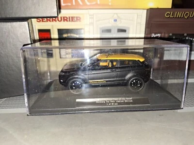 Ixo 1/43 Range Rover Evoque Nürnberg International Toy Fair 2014 matt black rare - Photo 1/3