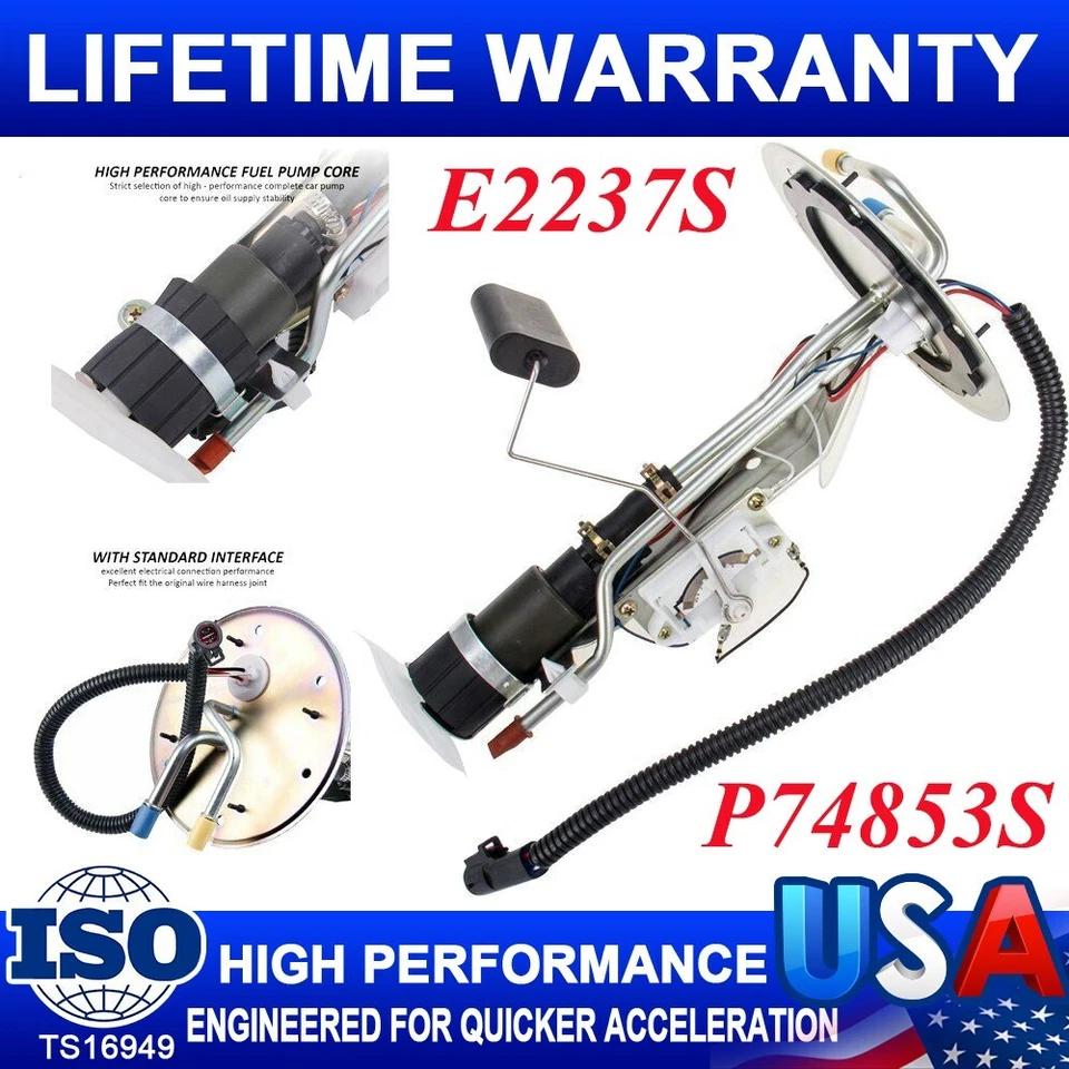 Топливный насос в сборе для Ford F-150 4,2/4,6 л 5,4 л P74853S 1999 2000 2001 2002 2003 - Изображение 1 из 4