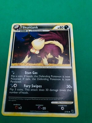 Skuntank - 37/90 - HGSS - Undaunted - Pokemon Card - Unplayed NM/EXL - Image 1 of 2