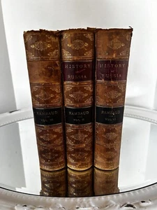 History of Russia from the Earliest Times to 1880 Alfred Rambaud Set 1-3 - Picture 1 of 19