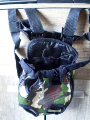 PUPPY Hunde Rucksack / Hundeträger vorne XS - S / Welpen voll süüüüß Camouflage - Bild 1 von 4