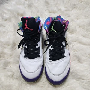 Air Jordan 5 Retro "Alternate Bel-Air" 2020 Leather Sneaker Size 12 High Top - Picture 1 of 7