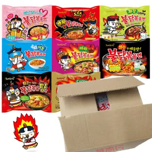 Samyang Hot Chicken Spicy Challenge Ramen Noodle Assorted Mix Box (5 Flavor) - Picture 1 of 3