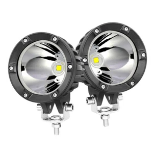2X 4" Round LED Driving Light Pods Work Spot Driving Fog Lamp Offroad Truck - Picture 1 of 12
