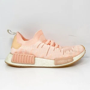 Adidas Womens NMD R1 STLT Primeknit AQ1119 Pink Running Shoes Sneakers Size 6 - Picture 1 of 12